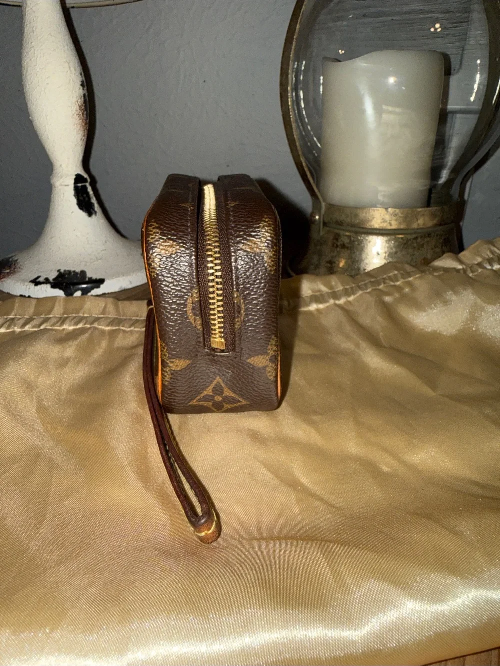 Louis Vuitton Brown Wapity wristlet